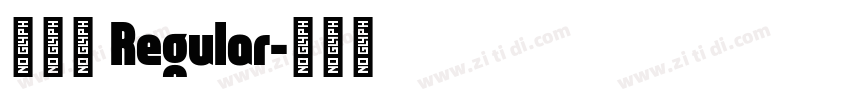 无界黑 Regular字体转换